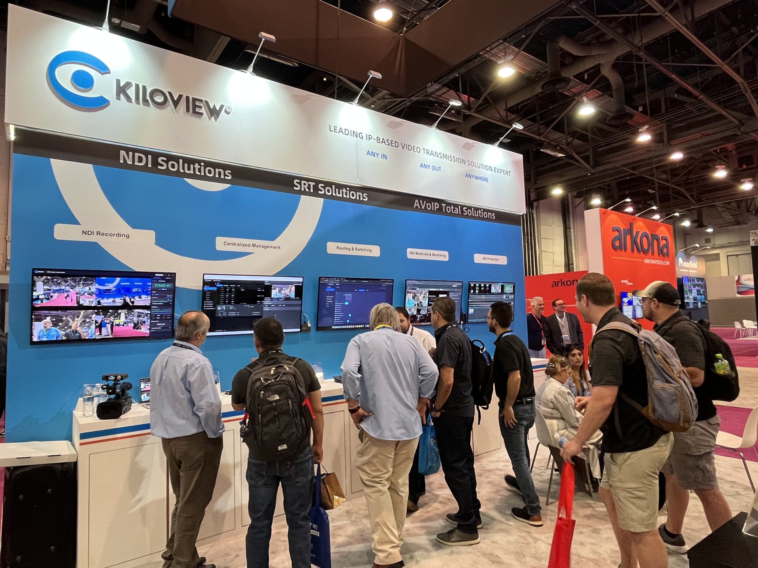 千视全IP方案海外首秀，中国“智”造闪耀百年NAB